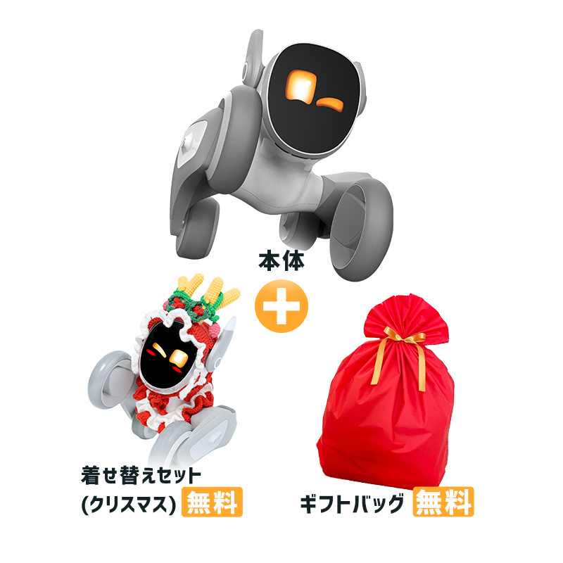 【クリスマス早割3点セット】Loona ルーナ (本体) + ギフトバック + 選べる着せ替えセット