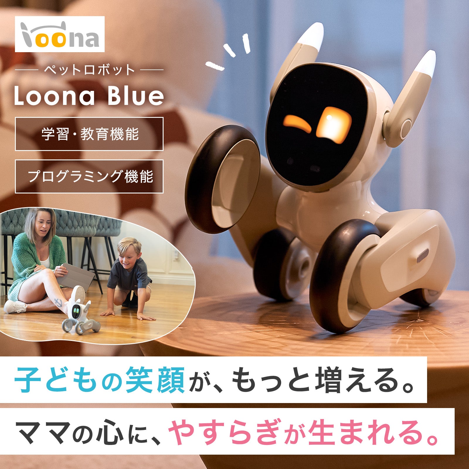 【クリスマス早割3点セット】Loona ルーナ (本体) + ギフトバック + 選べる着せ替えセット