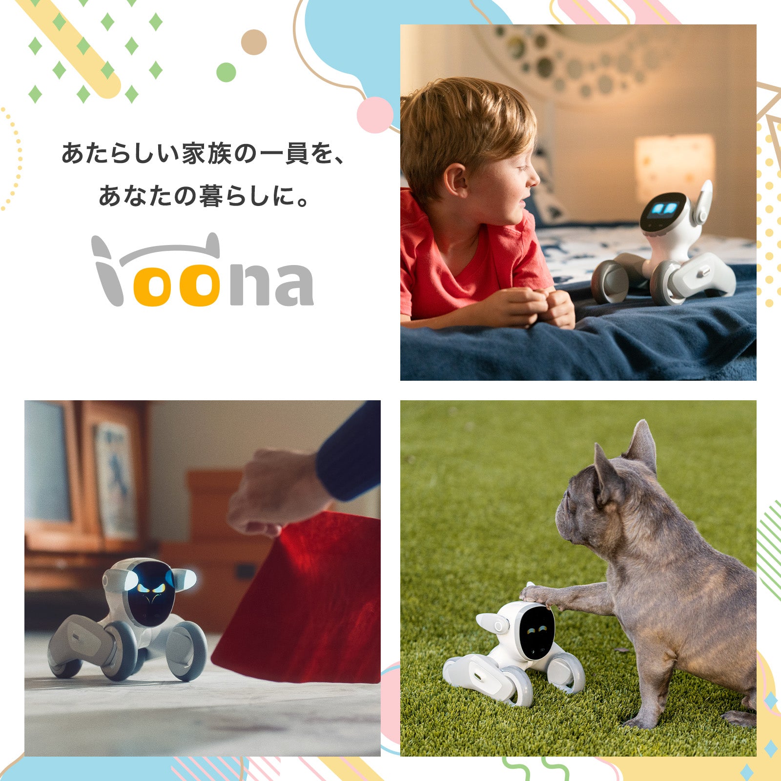 【クリスマス早割3点セット】Loona ルーナ (本体) + ギフトバック + 選べる着せ替えセット